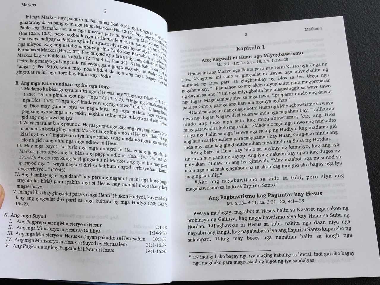 The Gospel of Mark in Romblomanon Language