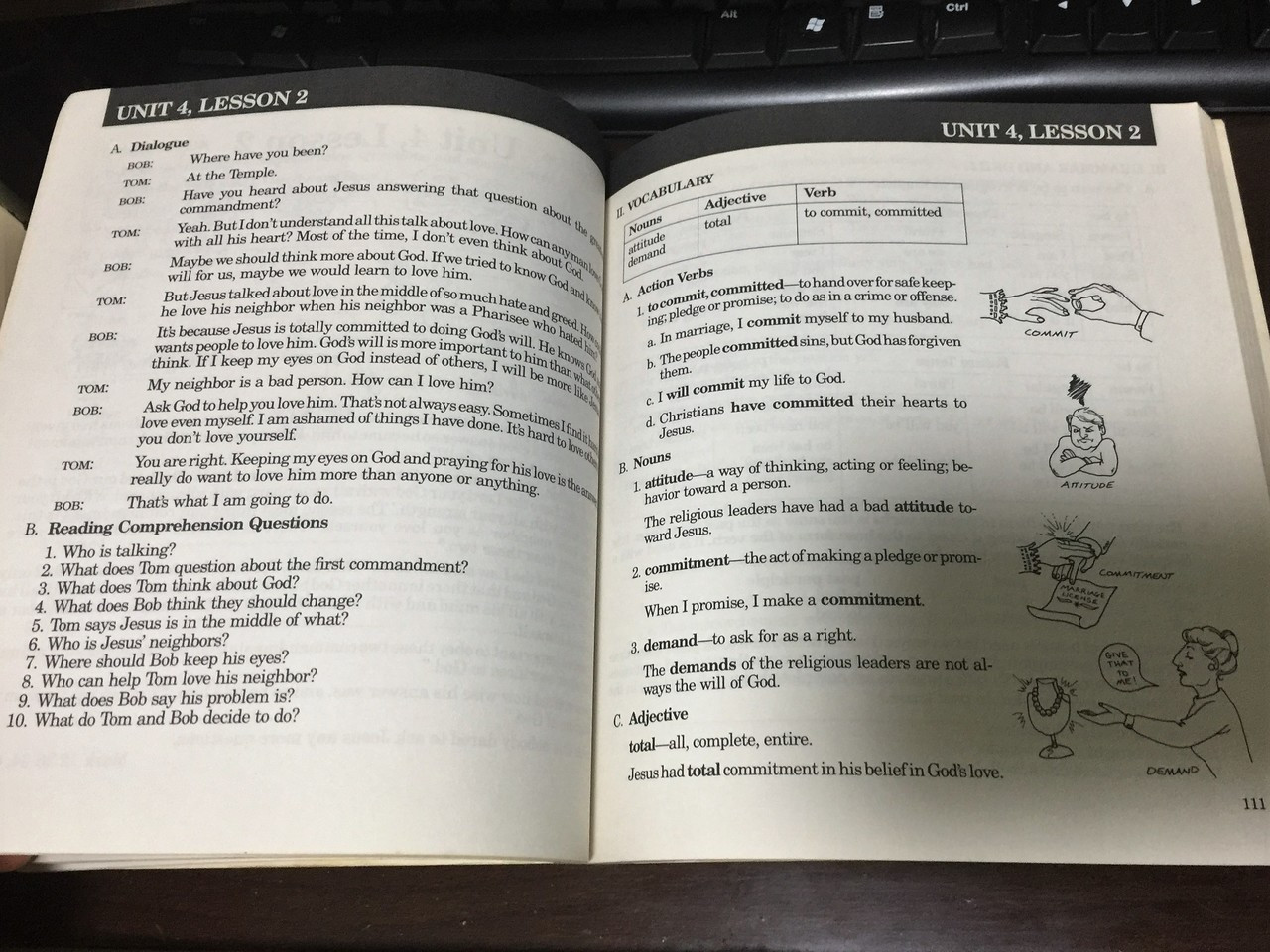 English Lessons from the Bible: Book of Mark, Book