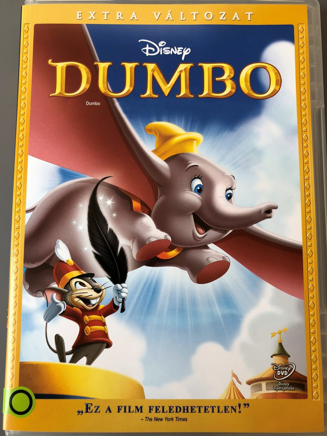 Dumbo DVD 1941 - Hungarian Jubileumi kiadás / Audio: English