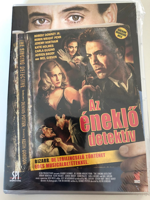  The Singing Detective DVD 2003 Az éneklő Detektív / Directed by Keith Gordon / Starring: Robert Downey Jr., Robin Wright Penn, Jeremy Northam, Katie Holmes, Mel Gibson (5999544150805)