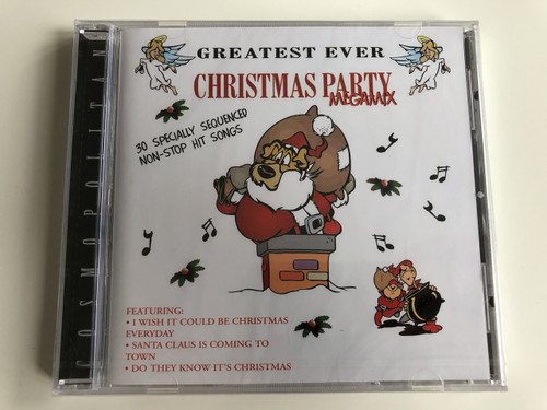 Christmas Party Megamix / Greatest ever / AUDIO CD 1999 / 30 Special Sequenced Non-Stop Hit Songs Featuring: I Wish It Could be Christmas Everyday, Santa Claus is Coming to Town, Do They Know It's Christmas (5703976125276)