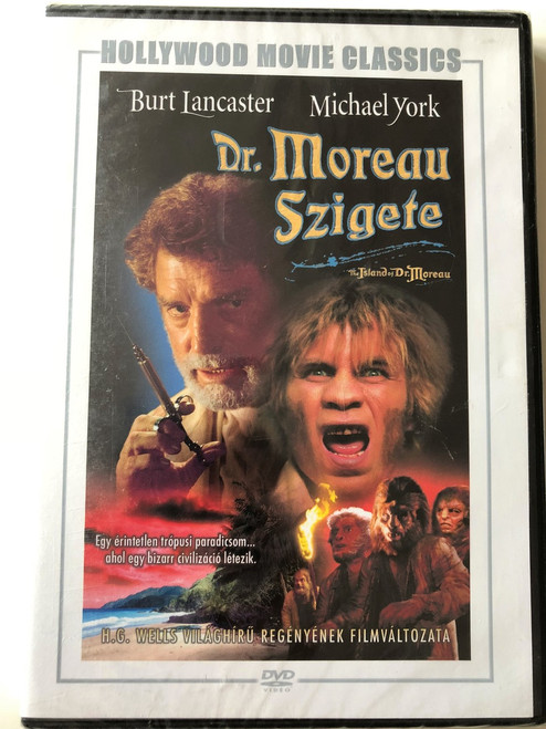  The Island of Dr. Moreau DVD 1977 Dr. Moreau Szigete / Directed by Don Taylor / Starring: Burt Lancaster, Michael York / Hollywood Movie Classics (5999546333787)
