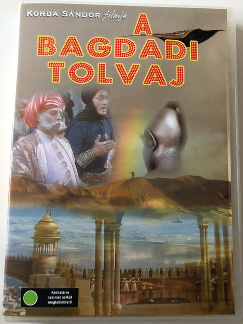 The Thief of Bagdad DVD 1940 A Bagdadi Tolvaj / Directed by Michael Powell, Ludwig Berger, Tim Whelan / Starring: Abu Conrad Veidt, June Duprez, John Justin / Produced by Korda Sándor (5996051280339)