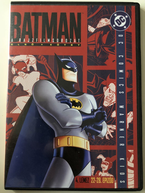 Batman the Animated Series Vol 1. DVD 2006 Batman a rajzfilmsorozat 1. kötet / Directed by, Bruce W. Timm, Eric Radomski / VA: Kevin Conroy, Efrem Zimbalist Jr., Bob Hastings, Robert Costanzo / DC Comics / Disc 4 / Episodes 22-28 (5999048909312)