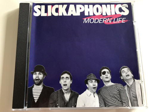Slickaphonics ‎– Modern Life / AUDIO CD 2002 / Producer: John Potoker, Slickaphonics / Members: Allan Jaffe, Jim Payne, Mark Helias, Ray Anderson, Steve Elson (063757406228)