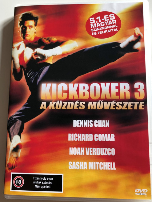 Kickboxer 3: The Art of War DVD 1992 Kickboxer 3: A küzdés művészete / Directed by Rick King / Starring: Sasha Mitchell, Dennis Chan, Richard Comar, Noah Verduzco, Alethea Miranda, Ian Jacklin (5999553601503)