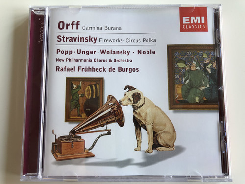 Carl Orff - Carmina Burana / Igor Stravinsky - Fireworks, Op. 4, Circus Polka / Audio CD 2001 / EMI classics (724357458221)