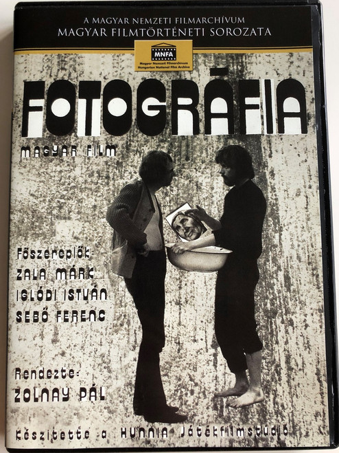 Fotográfia - Magyar Film DVD 1972 Photography - Hungarian film / Directed by Pál Zolnay / Starring: Zala Márk, Iglódi István, Sebő Ferenc / Magyar nemzeti Filmarchívum / Magyar Filmtörténeti Sorozat (5999884681045)