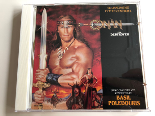 Conan The Destroyer - Original Motion Picture Soundtrack / Composed and Conducted by Basil Poledouris / Audio CD / VSD-5392 (030206539226)