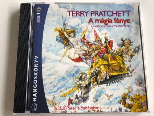 Terry Pratchett - A mágia fénye / A Második Korongvilág regény / Read by Rudolf Péter / Hungarian Audio Book edition of The Light Fantastic by Terry Pratchett / Mp3 Audio CD 2009 / Kossuth - Mojzer kiadó (9789630960571)