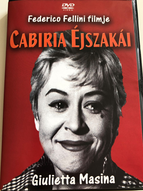 Le notti di Cabiria DVD 1957 Cabiria Éjszakái (Nights of Cabiria) / Directed by Federico Fellini / Starring Giulietta Masina, François Périer, Franca Marzi, Dorian Gray, Amedeo Nazzari (5996051280100)