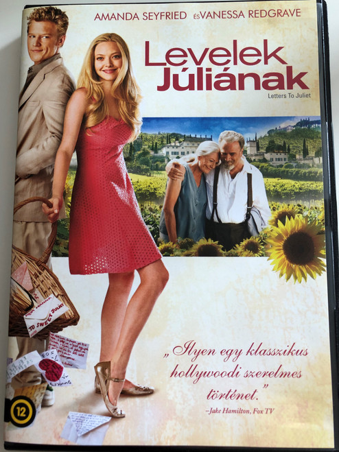 Letters to Juliet DVD 2010 Levelek Júliának / Directed by Gary Winick / Starring: A,amda Seyfried, Christopher Egan, Gael García Bernal, Vanessa Redgrave (5996051160112)