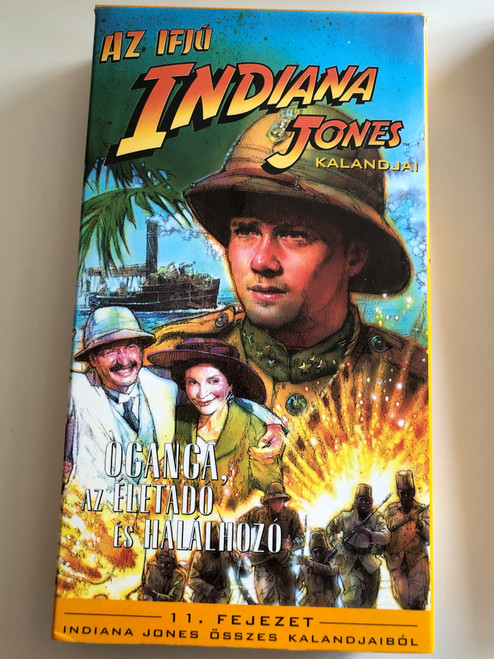 The Adventures of Young Indiana Jones - Oganga, The giver and Taker of Life VHS 1995 Az ifjú Indiana Jones Kalandjai - Oganga, az életadó és halálhozó / Directed by Simon Wincer / Starring: Sean Patrick Flanery, Ronny Coutteure, Brian Pringle, Michael Duchaussoy (5996217227673)