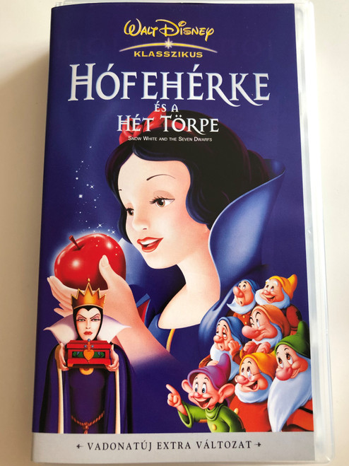 Hófehérke és a Hét Törpe VHS 1994 Snow White and the Seven Dwarfs / Hungarian / Director: David Hand / Walt Disney Classics (5996255604399)