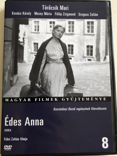 Anna DVD 1958 Édes Anna / Directed by Fábri Zoltán / Starring: Törőcsik Mari, Kovács Károly, Mezey Mária, Fülöp Zsigmond, Greguss Zoltán / B&W Hungarian film / Magyar Filmek gyűjteménye (5999546331080)