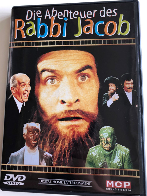 Les Aventures de Rabbi Jacob DVD 1973 Die Abenteuer des Rabbi Jacob / The Mad Adventures of Rabbi Jacob / Directed by Gérard Oury / Starring: Louis de Funès, Suzy Delair, Claude Giraud, Marcel Dalio, Claude Piéplu, Renzo Montagnani, Henri Guybet, Miou-Miou (9002986610069)