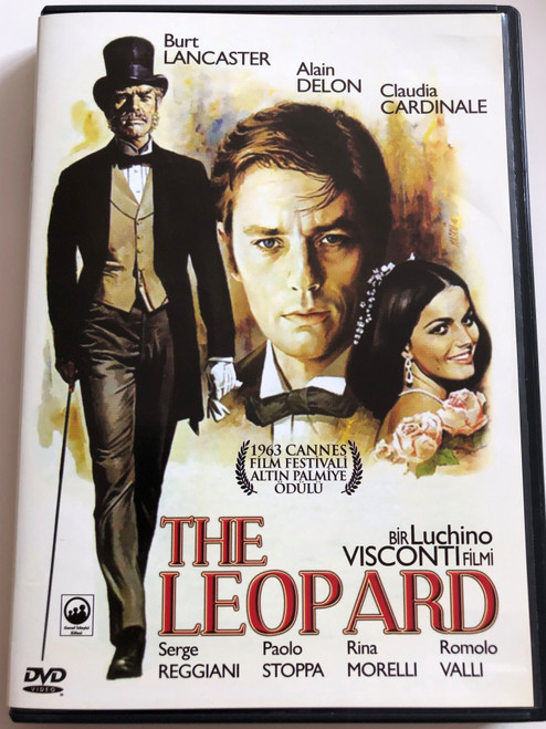 The Leopard DVD 1963 Il Gattopardo / Directed by Luchino Visconti / Starring: Burt Lancaster, Claudia Cardinale, Alain Delon, Serge Reggiani, Mario Girotti, Pierre Clementi / 2DVD Set (8698907202089)