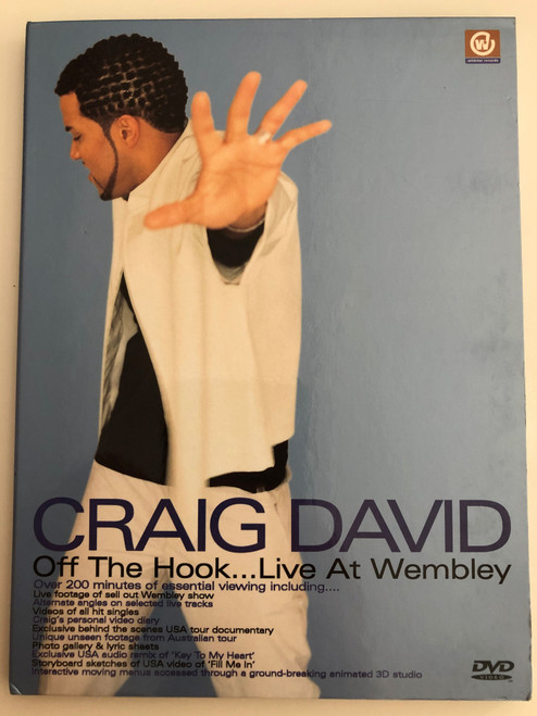 Craig David - Off the hook - Live at Wembley DVD 2001 / Over 200 minutes of essential viewing (4029758331682)