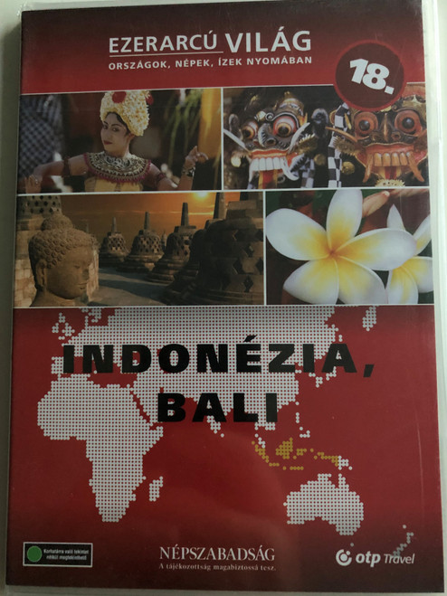 Ezerarcú Világ Vol. 18 - Indonesia, Bali / DVD 2009 / Országok, Népek, Ízek nyomában 20 x DVD SET 2009 / Népszabadság - Premier Media / Pilot Film / Documentary Series about our world (5998282109465)