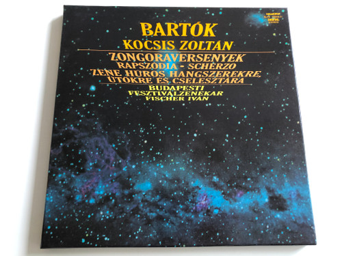 Bartók - Kocsis Zoltán / Zongoraversenyek Rapszódia, Scherzo, Zene Húros Hangszerekre, Ütőkre És Cselesztára / Budapesti Fesztiválzenekar / Conducted: Fischer Iván / HUNGAROTON 3X LP DIGITAL STEREO / SLPD 12869 - 71