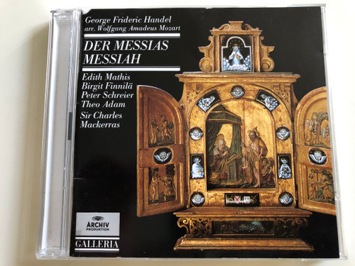George Frideric Handel - Der Messias / Messiah / Edith Mathis, Birgit Finnilä, Peter Schreier, Theo Adam, Sir Charles Mackerras / 2x Audio CD / 1974 Recording (028942717329)