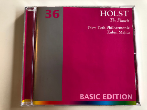 Holst - The Planets / New York Philharmonic / Conducted by Zubin Mehta / Basic Edition 36 / Audio CD 2001 (685738931828)