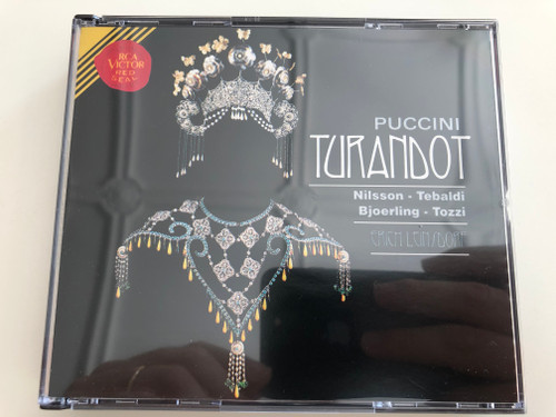 Puccini - Turandot / Nilsson, Tebaldi, Bjoerling, Tozzi / Erich Leinsdorf / 2 CD / RCA Red Seal / Audio CD 1995 (8014394401215)