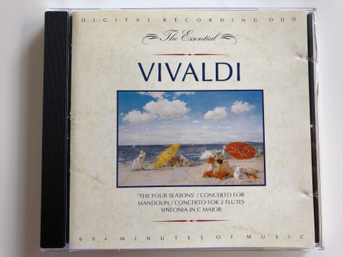 Vivaldi ‎– 'The four seasons', Concerto for mandolin, Concerto for 2 flutes, Sinfonia in C major / The Essential Audio CD 1992 Stereo / ESS 2452