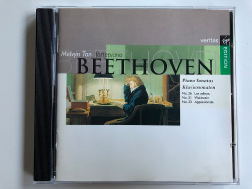 Melvyn Tan, fortepiano / Beethoven ‎– Piano Sonatas - Klaviersonaten No. 26 Les adieux, No. 21 Waldstein, No. 23 Appassionata / Virgin Veritas Audio CD 1994 / VER 5 61160 2