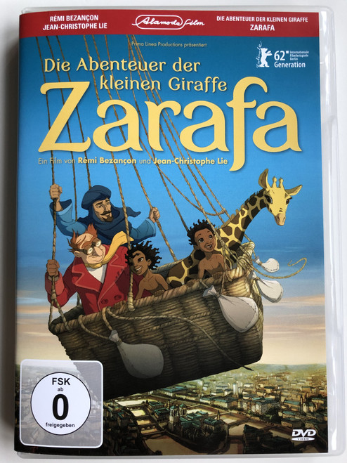 Die Abenteuer der kleinen Giraffe Zarafa DVD 2012 Zarafa / Directed by Rémi Bezançon, Jean Christophe Lie / French Animated film / Giraffe given to Charles X of France by Muhammad Ali of Egypt (887654393098)