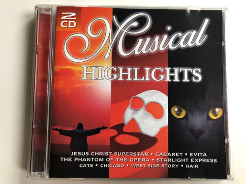 Musical Highlights / Jesus Christ Superstar, Cabaret, Evita, The Phantom Of The Opera, Starlight Express, Cats, Chicago, West Side Story, Hair / Super Doubles ‎2x Audio CD 1998 / SD 854062