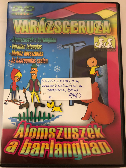 Zaczarowany ołówek - Śpioch w jaskini DVD 1970 Varázsceruza - Álomszuszék a barlangban / 4 episodes of Polish animated classic series / Written by Adam Ochocki / Enchanted Pencil (5999519415748)