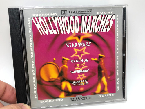 Hollywood Marches / Star Wars, Ben - Hur, Superman, Raiders Of The Lost Ark / Surround Sound / RCA Victor Audio CD 1993 / 09026-61539-2