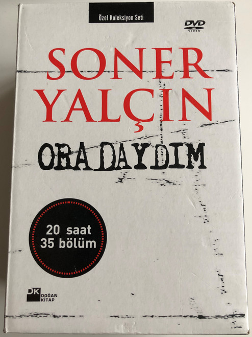 Soner Yalcin - Oradaydim DVD SET 2007 - 5 discs, 20 hours of content 35 episodes / Gelecek Kusaklar Icin Yakin Tarih / Recent History of Turkey for future generations (SonerYalcin-DVDSet)