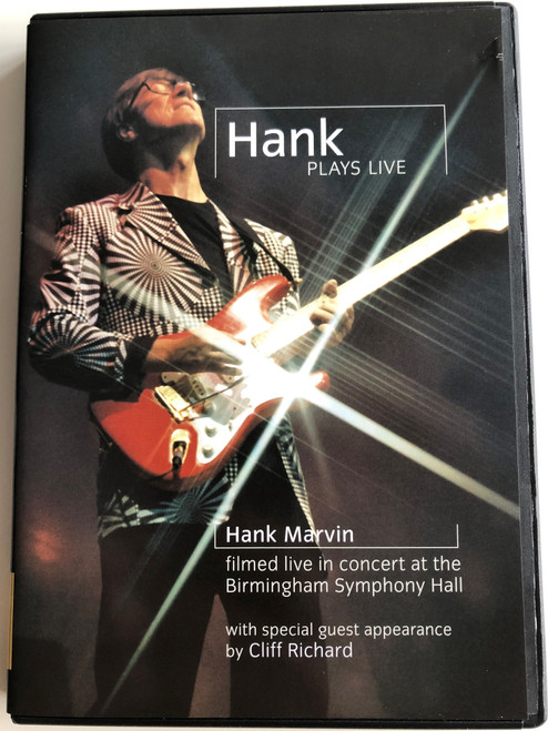 Hank plays Live DVD 2004 / Hank Marvin filmed live in concert at the Birmingham Symphony Hall / Directed by Duncan Smith / Guest: Cliff Richard / Universal Music (602498107034)