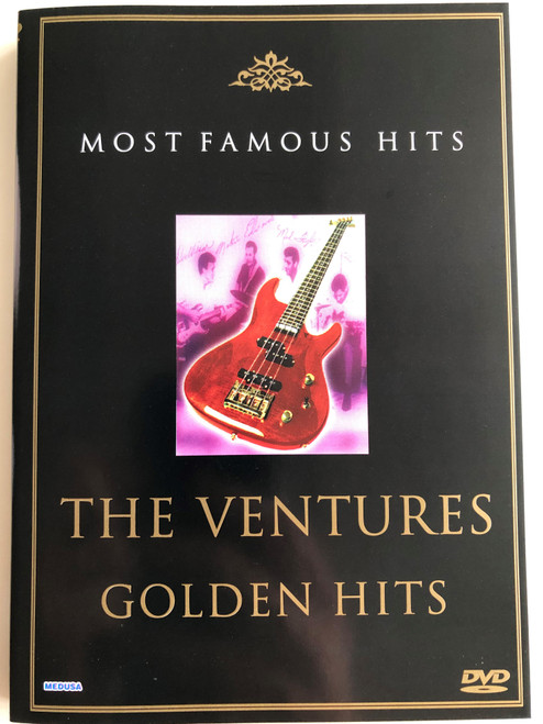 The Ventures - Golden hits DVD 2003 Most famous hits / Walk Don't Run, House of the Rising Sun, Pipeline, Secret Agent Man, Caravan / carinco / Medusa Entertainment (5055137185637)