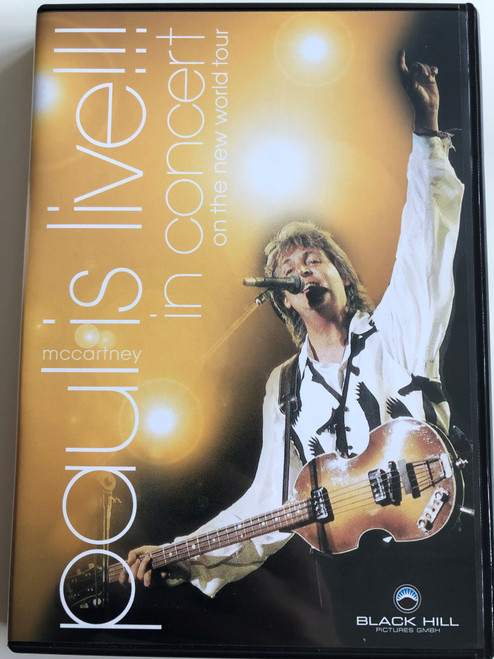 Paul McCartney is Live!!! DVD 2003 In concert On the New World Tour / All my loving, Hope of Deliverance, Lady madonna, penny lane / Black Hill pictures (828765349697)