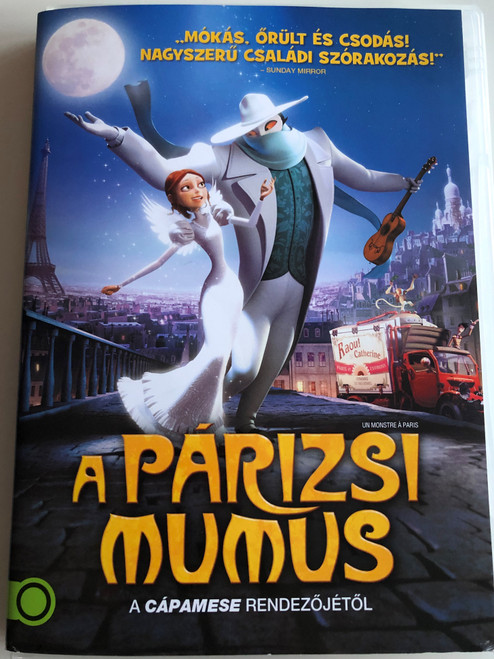 Un monstre á Paris DVD 2011 A Párizsi Mumus (A Monster in Paris) / Directed by Bibo Bergeron / Starring: Matthieu Chedid, Vanessa Paradis (5999075603535)