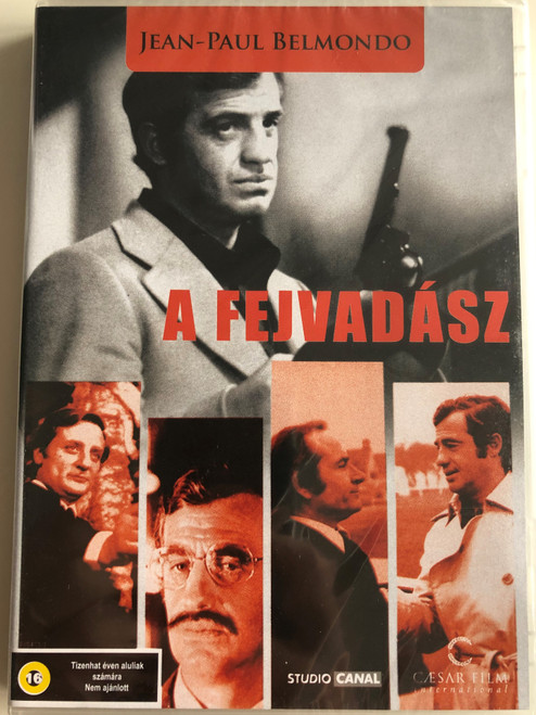  L'Alpagueur DVD 1976 A Fejvadász (The Hunter Will Get You) / Directed by Philippe Labro / Starring: Jean-Paul Belmondo, Bruno Cremer / Black & White (5999554700656)