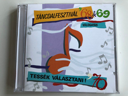 Táncdalfesztivál '68 & '69 - Tessék Választani! '70 / Gong Audio CD 1994 / HCD 37688