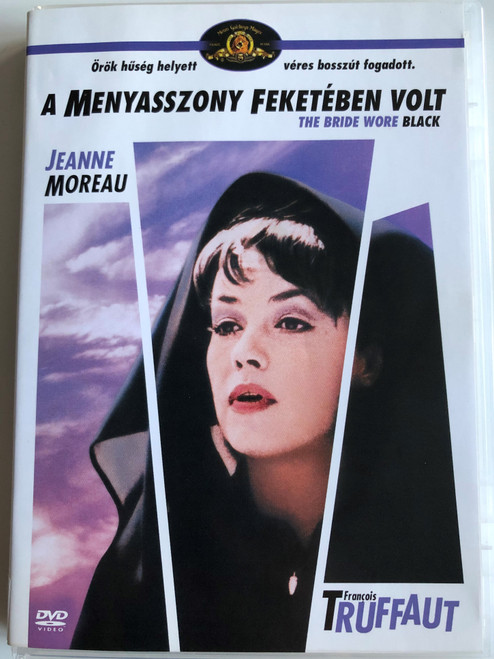 The Bride Wore Black DVD 1968 A Menyasszony feketében volt / Directed by Francois Truffaut / Starring: Jeanne Moreau, Michel Bouquet, Jean-Claude Brialy, Claude Rich (5999546332575)