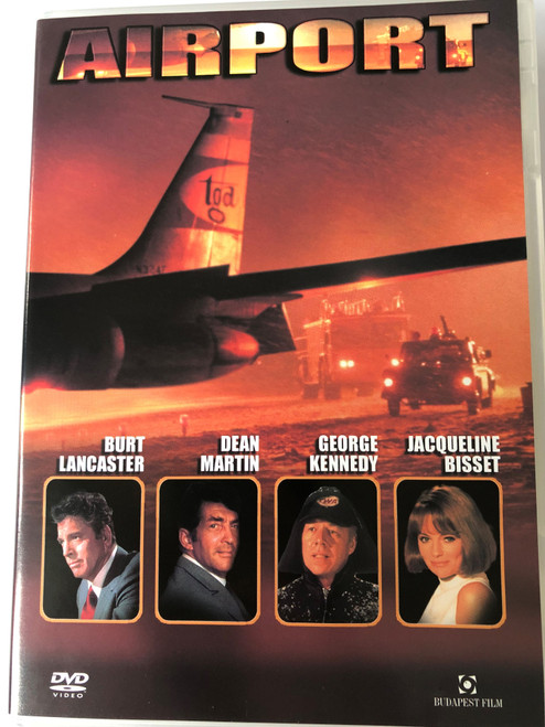 Airport DVD 1970 / Directed by George Seaton / Starring: Burt Lancaster, Dean Martin, Jean Seberg, Jacqueline Bisset (5999544253346)