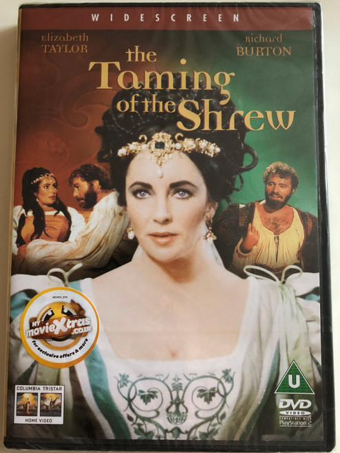 The Taming of the Shrew DVD 1967 La Bisbetica domata / Directed by Franco Zeffirelli / Starring: Elizabeth Taylor, Richard Burton, Natasha Pyne, Michael Hordern (5035822001534)