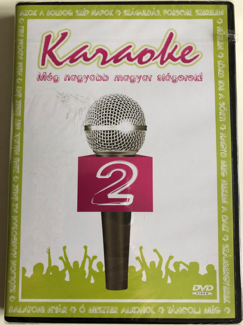 Karaoke 2 DVD 2006 Még nagyobb magyar slágerek! / Even greater Hungarian Hits / Beatrice, Caramel, Demjén Ferenc, Edda, Hofi, Hungária, Kistehén Tánczenekar / EMI (0094637133194)