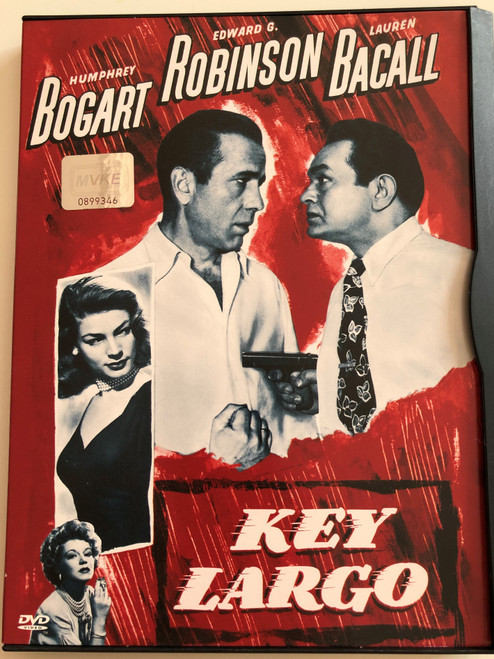 Key Largo DVD 1948 / Directed by John Huston / Starring: Humphrey Bogart, Edward G. Robinson / B&W american film noir (5996255703832)