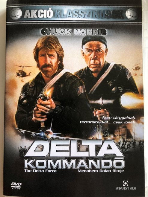 The Delta force DVD 1986 Delta Kommandó / Directed by Menahem Golan / Starring: Chuck Norris, Lee Marvin, Martin Balsam, Joey Bishop, Kim Delaney (59995442443368)
