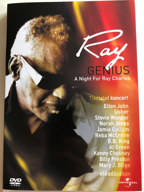 Ray - Genius DVD A night for Ray Charles / Ray Charles Tisztelet koncert / Featuring Elton John, Usher, Stevie Wonder, Norah Jones, Al Green / Universal Music (5050582320442)