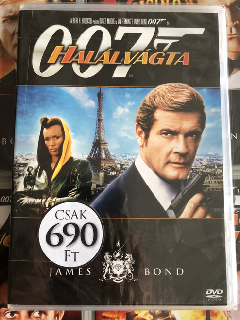 James Bond 007 - A view to a kill DVD 1985 James Bond - Halálvágta / Directed by John Glen / Starring: Roger Moore, Tanya Roberts, Grace Jones, Patrick Macnee, Christopher Walken (8594163150037/7)