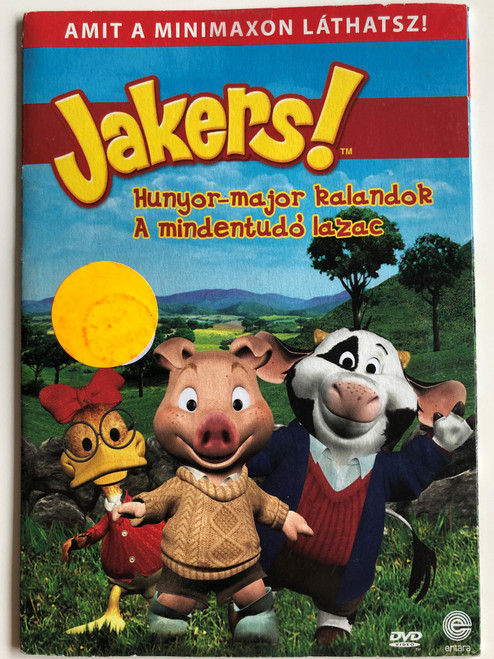 Jakers! The Adventures of Piggley Winks DVD 2003 Hunyor-major kalandok - A mindentudó lazac / Created by Francis & Denise Fitzpatrick / Starring: Melissa Disney, Pamela Adlon, Mel Brooks, Joan Rivers (5999557441280)