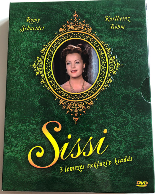 Sissi - 3 disc exclusive edition DVD Box 1955 Sissi 3 lemezes exkluziv kiadás / Directed by Ernst Marischka / Starring: Romy Schneider, Karlheinz Böhm, Magda Schneider (5999548220917)